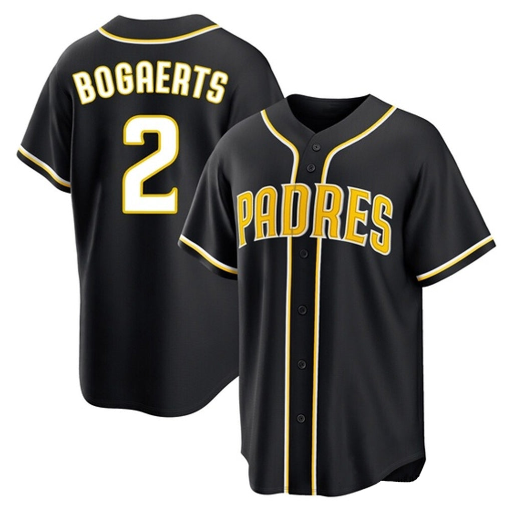 Vanessashop S.Diego Padres #2 Xander Bogaerts Player Black 2026 Fashion Home Stitched Jerseys