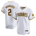 Vanessashop S.Diego Padres #2 Xander Bogaerts Player White Home Limited Stitched Jerseys