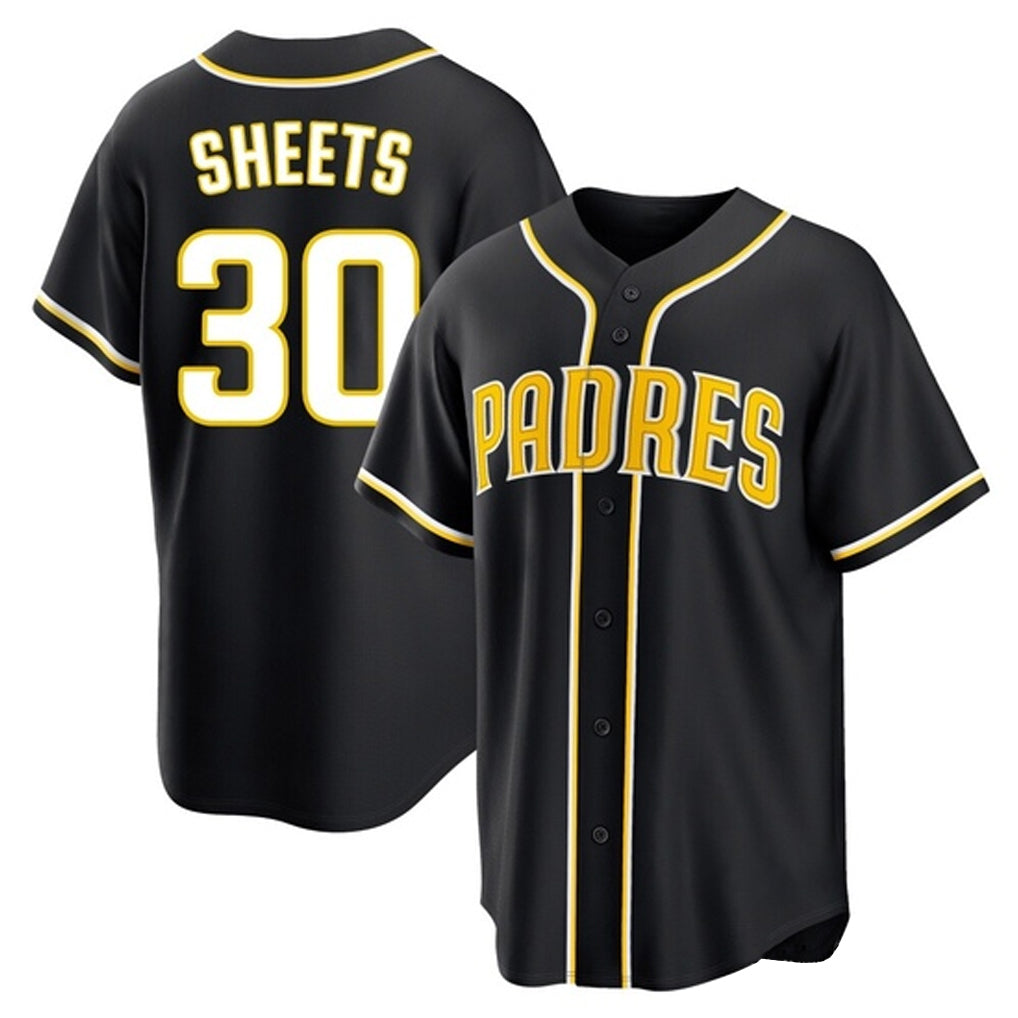 Vanessashop S.Diego Padres #30 Gavin Sheets Player Black 2026 Fashion Home Stitched Jerseys