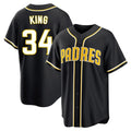 Vanessashop S.Diego Padres #34 Michael King Player Black 2026 Fashion Home Stitched Jerseys