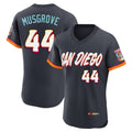 Vanessashop S.Diego Padres #44 Joe Musgrove Player Obsidian 2026 City Connect Home Limited Elite T-shirt Stitched Jerseys