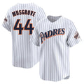 Vanessashop S.Diego Padres #44 Joe Musgrove Player White Cooperstown Collection Limited Home Stitched Jerseys