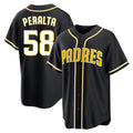 Vanessashop S.Diego Padres #58 Wandy Peralta Player Black 2026 Fashion Home Stitched Jerseys