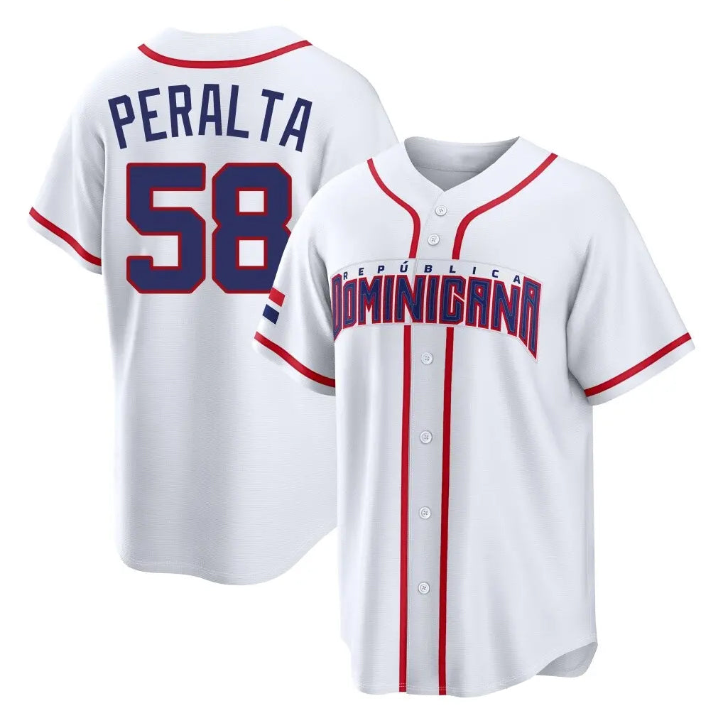 Vanessashop S.Diego Padres #58 Wandy Peralta Player White 2026 World Classic Home Limited Stitched Jerseys