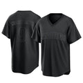 Vanessashop S.Diego Padres #9 Jake Cronenworth Player Black Pitch Fashion Game T-shirt Stitched Jerseys