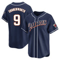 Vanessashop S.Diego Padres #9 Jake Cronenworth Player Navy Cooperstown Collection Limited Home Stitched Jerseys