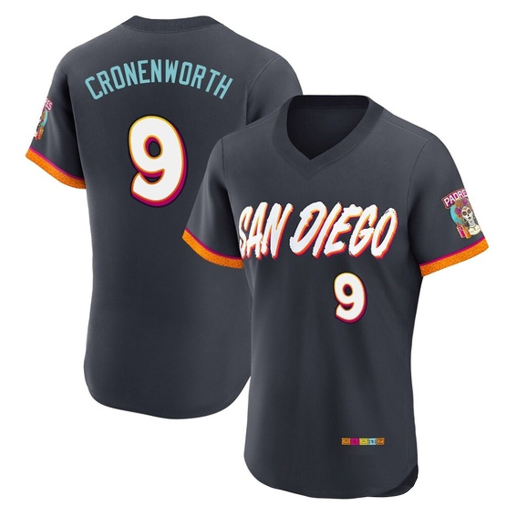Vanessashop S.Diego Padres #9 Jake Cronenworth Player Obsidian 2026 City Connect Home Limited Elite T-shirt Stitched Jerseys