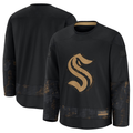 Vanessashop S.Kraken Black 2024 Military Appreciation Practice Jerseys