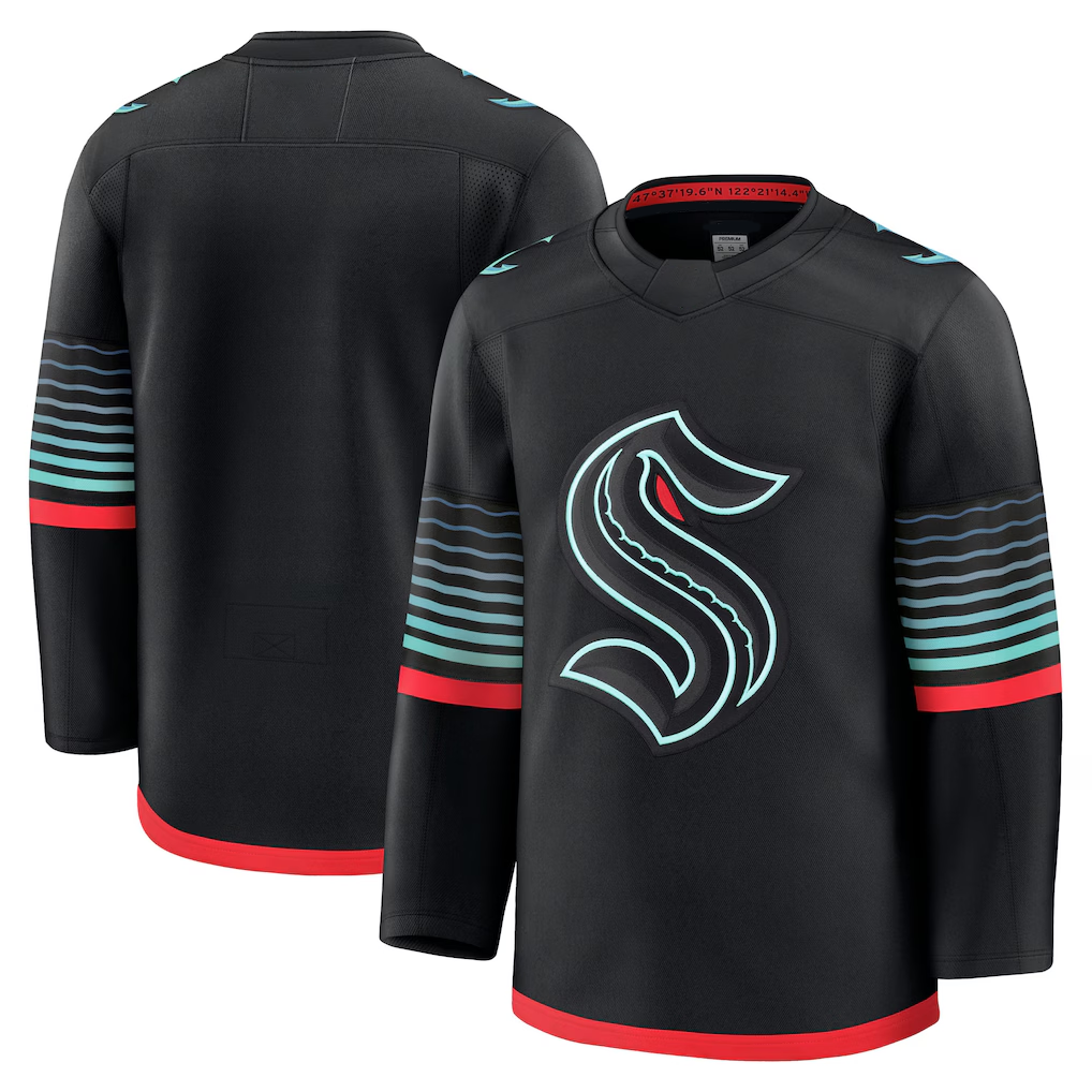 Vanessashop S.Kraken Black Alternate Premium Jerseys