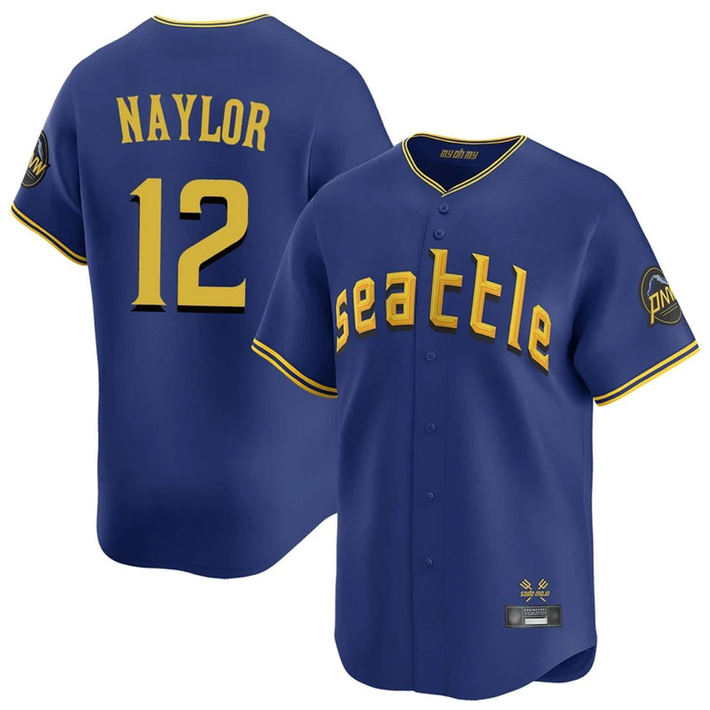 Vanessashop  S.Mariners #12 Josh Naylor Player Royal City Connect Home Limited Stitched Jerseys