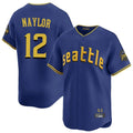 Vanessashop  S.Mariners #12 Josh Naylor Player Royal City Connect Home Limited Stitched Jerseys
