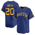 Vanessashop  S.Mariners #20 Luke Raley Player Royal City Connect Home Limited Stitched Jerseys