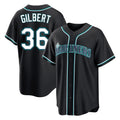 Vanessashop  S.Mariners #36 Logan Gilbert Player Black Fashion Home Limited Stitched Jerseys
