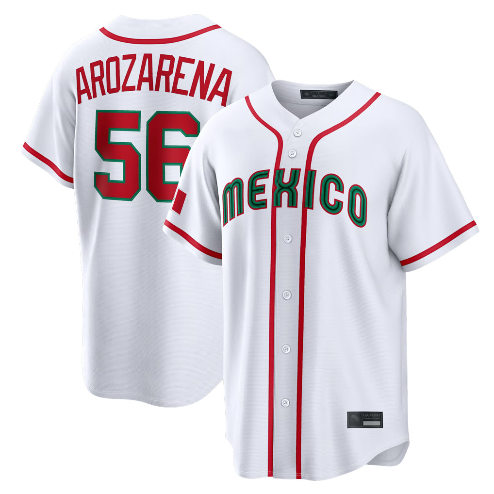 Vanessashop  S.Mariners #56 Randy Arozarena Player White 2026 World Classic Limited Stitched Jerseys