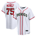 Vanessashop  S.Mariners #75 Andres Munoz Player White 2026 World Classic Home Limited Stitched Jerseys