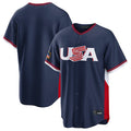 Vanessashop  S.Mariners Blank Player Navy USA 2026 World Classic Road Stitched Jerseys