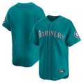 Vanessashop  S.Mariners Blank Player Teal Home Limited Stitched Jerseys