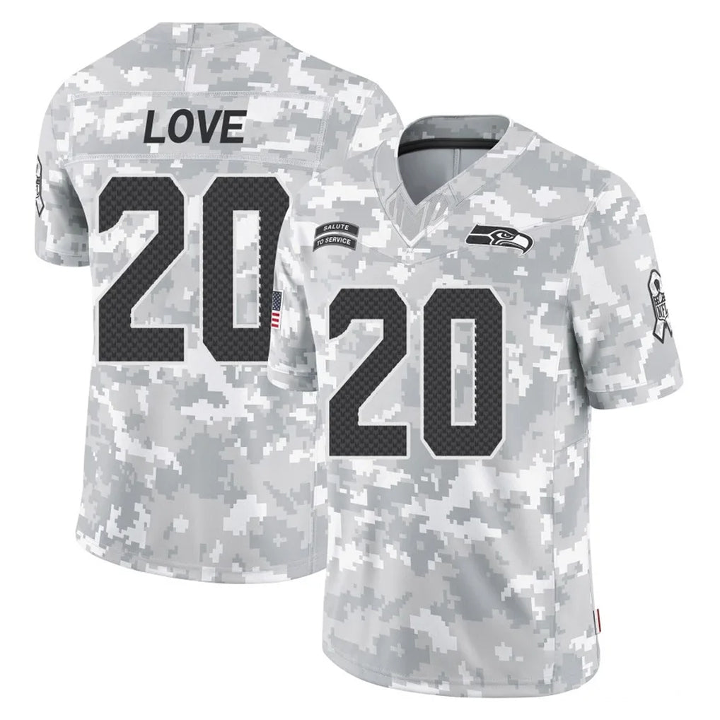 vanessashop S.Seahawks #20 Julian Love Player Arctic Camo Limited Salute To Service Home Game Stitched Jerseys