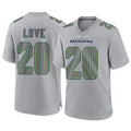 vanessashop S.Seahawks #20 Julian Love Player Gray Atmosphere Fashion Home Game Stitched Jerseys