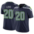 vanessashop S.Seahawks #20 Julian Love Player Navy Limited Vapor F.U.S.E. Home Game Stitched Jerseys