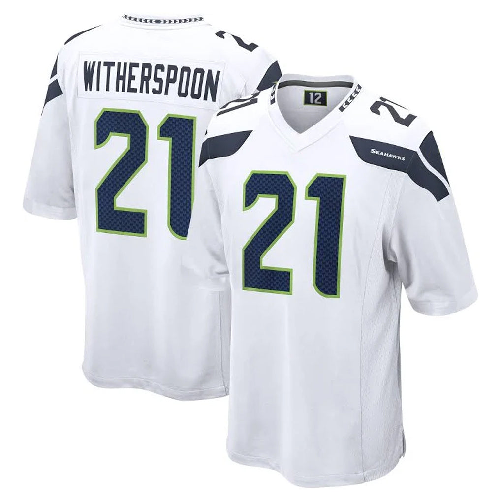 vanessashop S.Seahawks #21 Devon Witherspoon Player White Home Game Stitched Jerseys