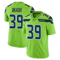 vanessashop S.Seahawks #39 Ty Okada Player Green Limited Color Rush Home Game Stitched Jerseys
