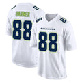 vanessashop S.Seahawks #88 AJ Barner Player White Tundra Fashion Home Game Stitched Jerseys