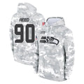 vanessashop S.Seahawks #90 Jarran Reed Player Arctic Camo Limited Salute to Service Pullover Hoodies Game Stitched Jerseys
