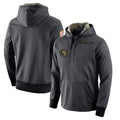 Vanessashop SF.49ers Anthracite Pullover Hoodies Home Game Blank Player Stitched Jerseys