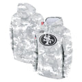 Vanessashop SF.49ers Arctic Camo Limited Salute to Service Pullover Hoodies Game Blank Player Stitched Jerseys