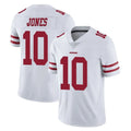 Vanessashop SF.49ers #10 Mac Jones Player White Limited Vapor Untouchable Home Game Stitched Jerseys