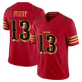 Vanessashop SF.49ers #13 Brock Purdy Player Red Rivalries Vapor Limited Home Game Stitched Jerseys