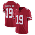 Vanessashop SF.49ers #19 Deebo Samuel Sr. Player Red Limited Vapor Untouchable Home Game Stitched Jerseys