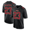 Vanessashop SF.49ers #23 Christian McCaffrey Player Black Fashion Home Game Stitched Jerseys