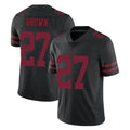 Vanessashop SF.49ers #27 Ji'Ayir Brown Player Black Alternate Limited Vapor Untouchable Home Game Stitched Jerseys