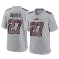 Vanessashop SF.49ers #27 Ji'Ayir Brown Player Gray Atmosphere Fashion Home Game Stitched Jerseys