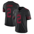 Vanessashop SF.49ers #2 Deommodore Lenoir Player Black Alternate Limited Vapor Untouchable Home Game Stitched Jerseys