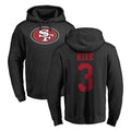 Vanessashop SF.49ers #3 Christian Kirk Player Black LOGO Pullover Hoodies Home Game Stitched Jerseys