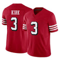 Vanessashop SF.49ers #3 Christian Kirk Player Red Limited Alternate Vapor F.U.S.E. Home Game Stitched Jerseys