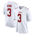 Vanessashop SF.49ers #3 Christian Kirk Player White Fashion Home Game Stitched Jerseys