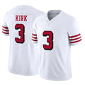 Vanessashop SF.49ers #3 Christian Kirk Player White Limited Alternate Vapor F.U.S.E. Home Game Stitched Jerseys