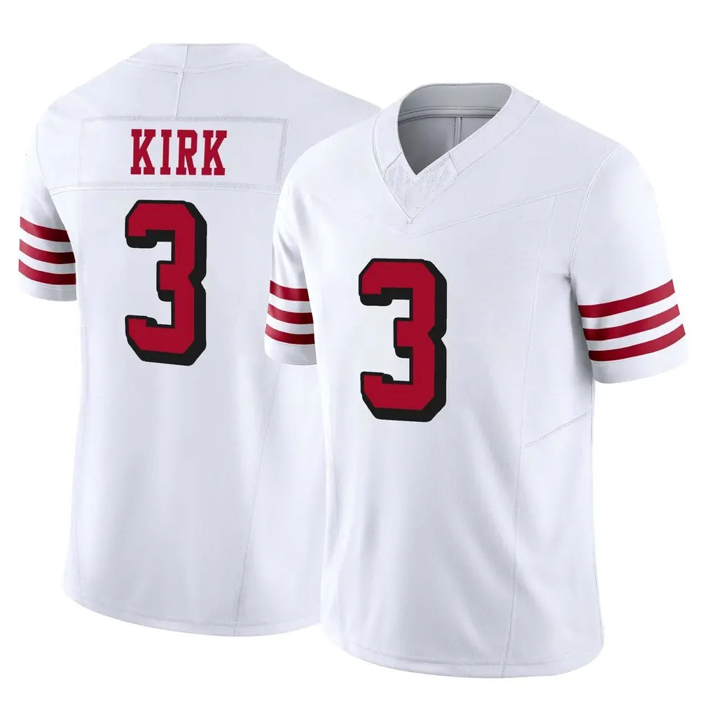 Vanessashop SF.49ers #3 Christian Kirk Player White Limited Alternate Vapor F.U.S.E. Home Game Stitched Jerseys
