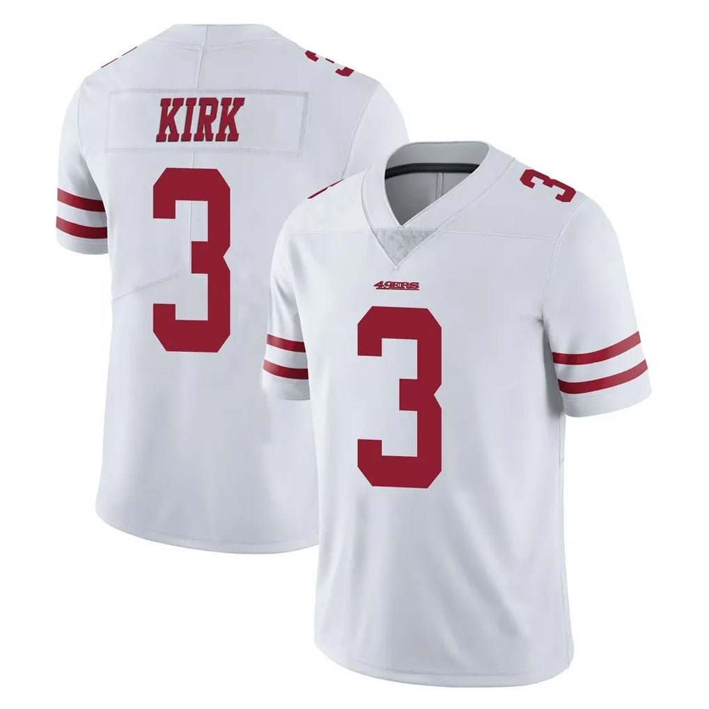 Vanessashop SF.49ers #3 Christian Kirk Player White Limited Vapor Untouchable Home Game Stitched Jerseys