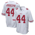 Vanessashop SF.49ers #44 Kyle Juszczyk Player White Home Game Stitched Jerseys