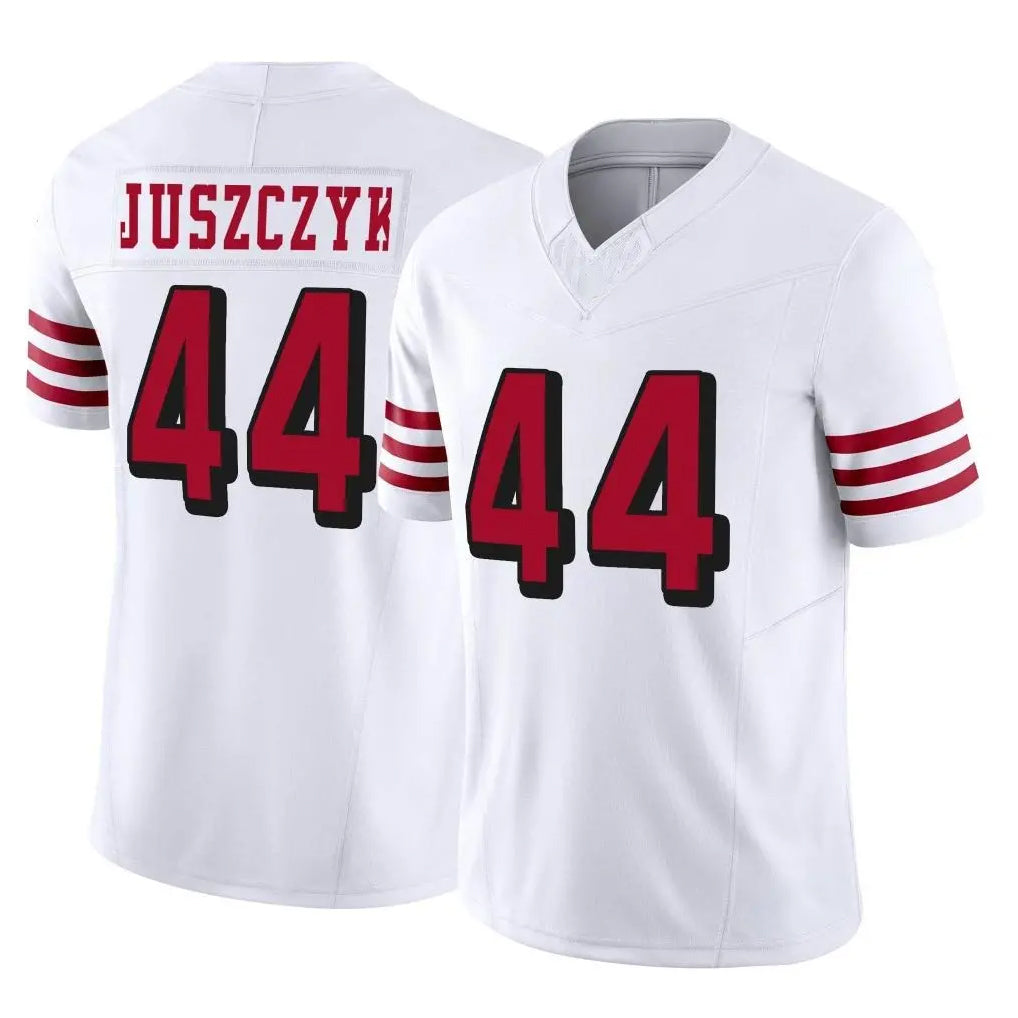 Vanessashop SF.49ers #44 Kyle Juszczyk Player White Limited Alternate Vapor F.U.S.E. Home Game Stitched Jerseys