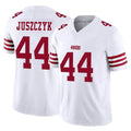 Vanessashop SF.49ers #44 Kyle Juszczyk Player White Limited Vapor F.U.S.E. Home Game Stitched Jerseys