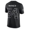 vanessashop  SF. 49ers #54 Fred Warner Black 2026 Salute to Service Stitched Limited Jersey