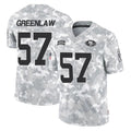 Vanessashop SF.49ers #57 Dre Greenlaw Player Arctic Camo Limited Salute To Service Home Game Stitched Jerseys