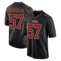 Vanessashop SF.49ers #57 Dre Greenlaw Player Black Fashion Home Game Stitched Jerseys