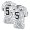 Vanessashop SF.49ers #5 Mike Evans Player Arctic Camo Limited Salute To Service Home Game Stitched Jerseys